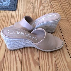 Calvin Klein wedge Slides EC